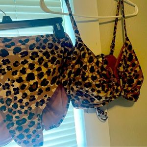Plus size high waisted bikini